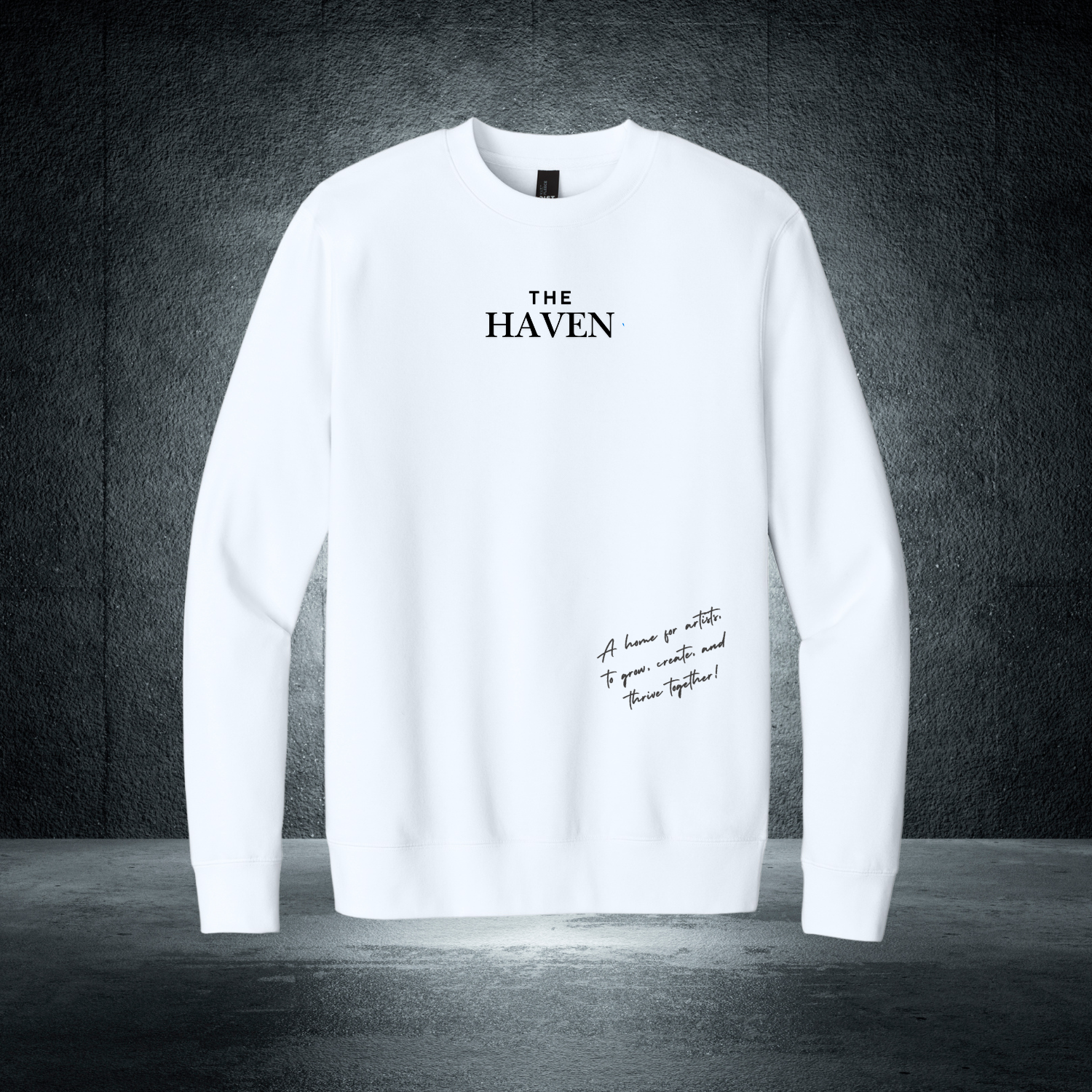 THE VISION SCRIPT CREWNECK SWEATSHIRT